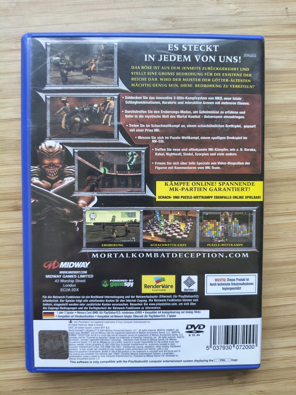 Giochi: Mortal Kombat: Deception (PS 2) – Usato da Riedholz venduto da ste_96cd 1