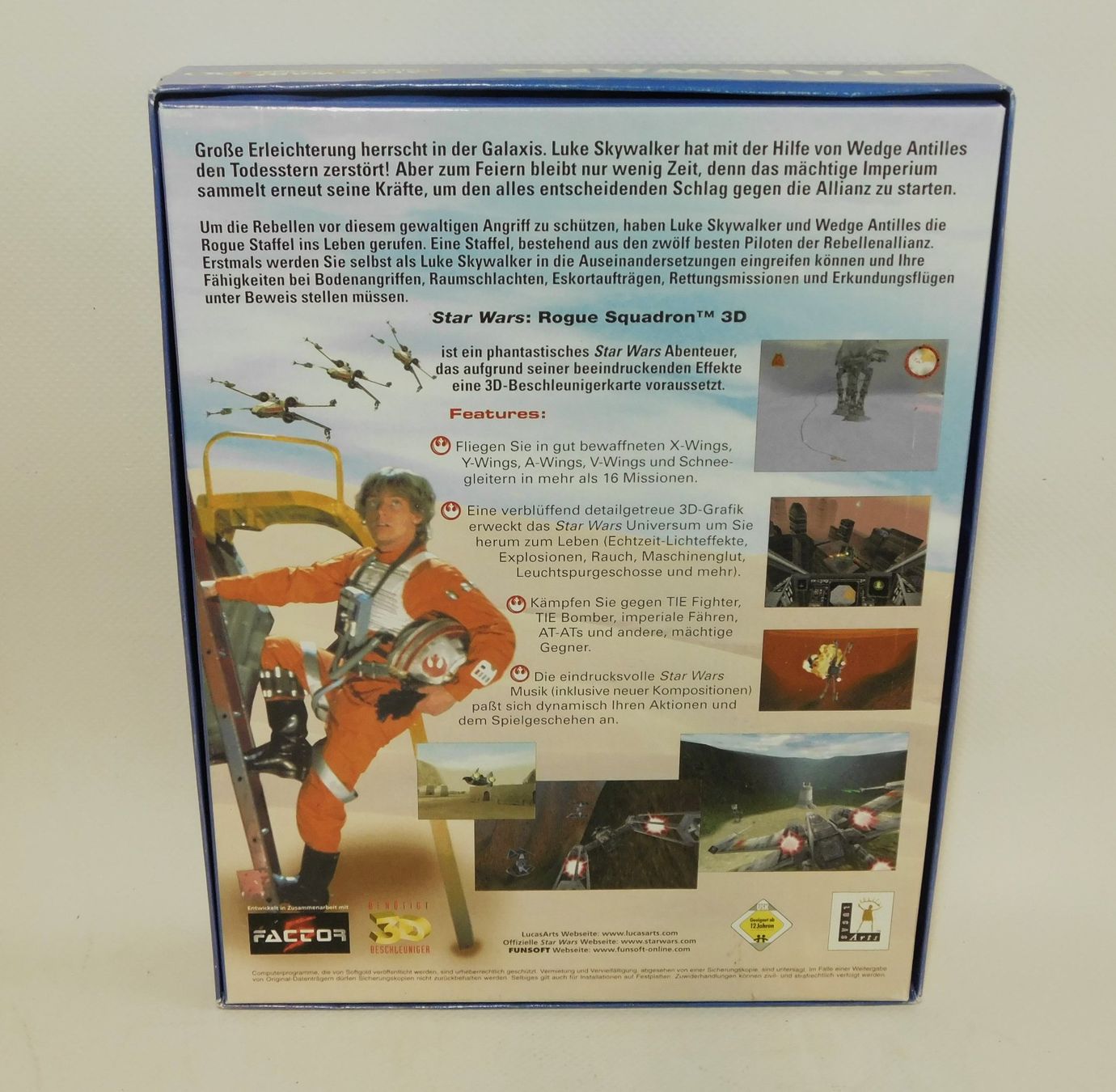 Giochi: STAR WARS ROGUE SQUADRON 3D PC CD-ROM SPIEL WINDOWS 95/98 – Usato da Emmenbrücke venduto da Neverlaand-22 1