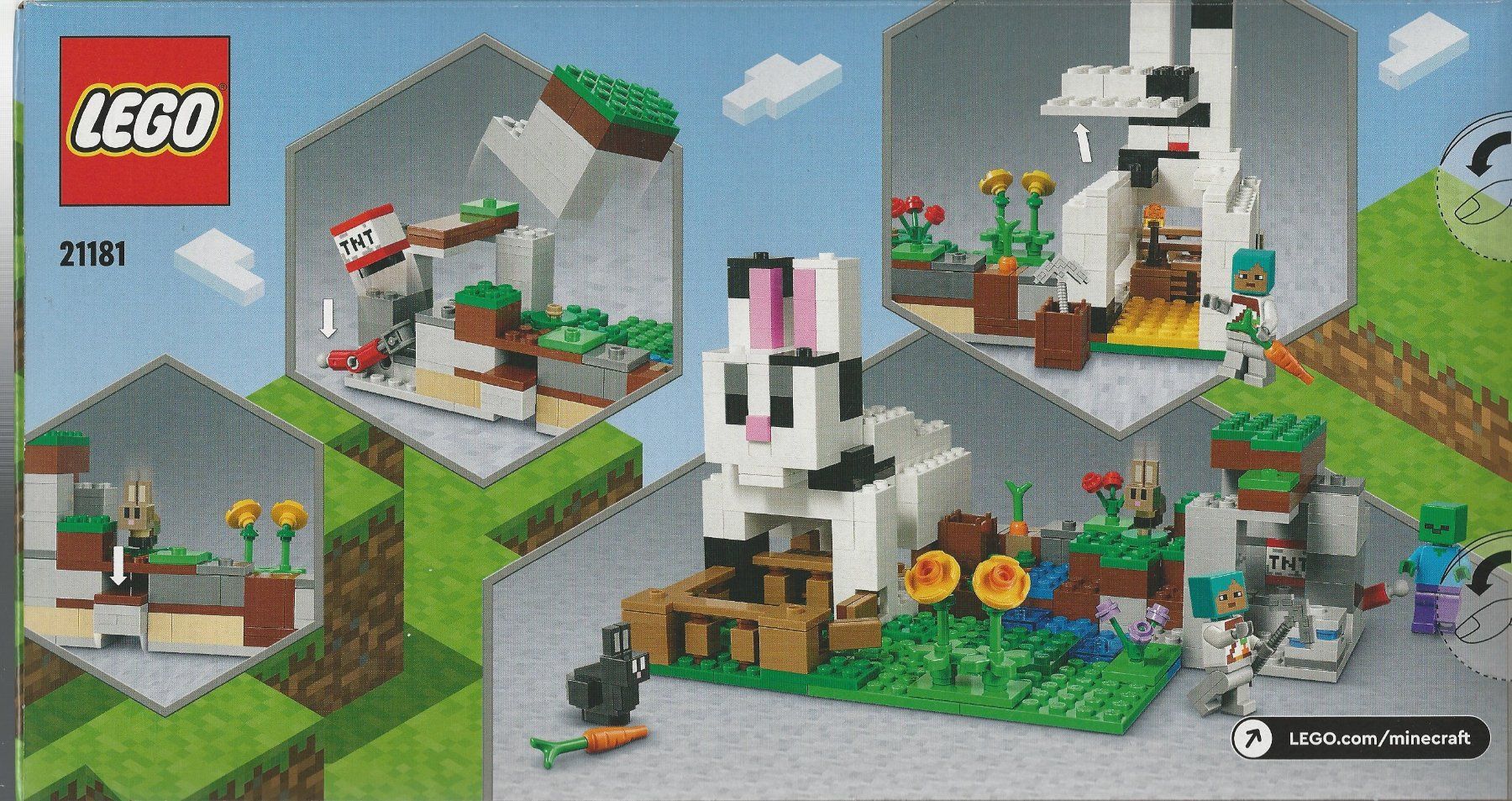 Lego Kit di costruzioni: LEGO MINECRAFT 21181 THE RABBIT RANCH new – Nuovo e nell'imballaggio originale da Vezia venduto da Aquarius_Age 1