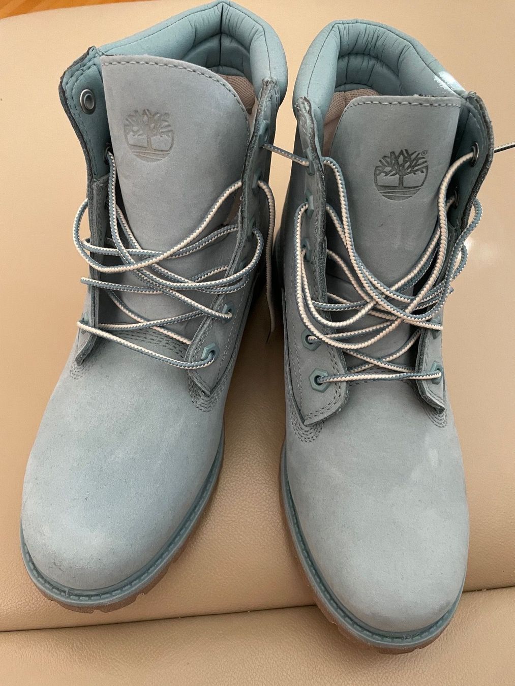 Timberland Scarpe da donna: Light blue Timberland boots size 41.5 – Nuovo (secondo la descrizione) da Horgen venduto da kay_5xnb