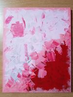 Painting: "Breaking free", 40 x 50 cm canvas frame