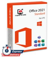 Microsoft Office 2021 Standard - Für 3 PC