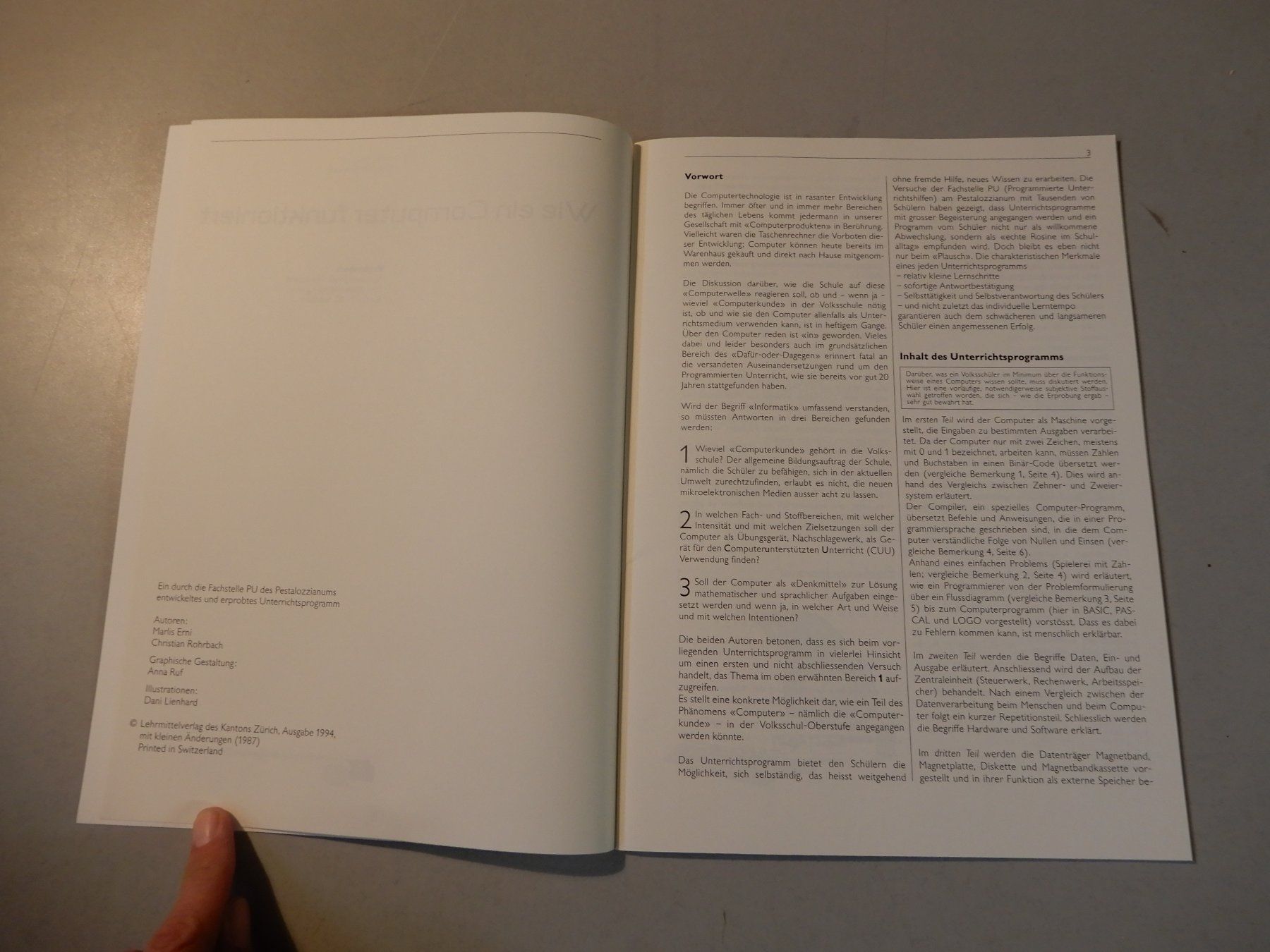 Libri: Wie ein Computer funktioniert, Begleitheft, Top Zustand – Nuovo (secondo la descrizione) da Erstfeld venduto da Uhu1980 2
