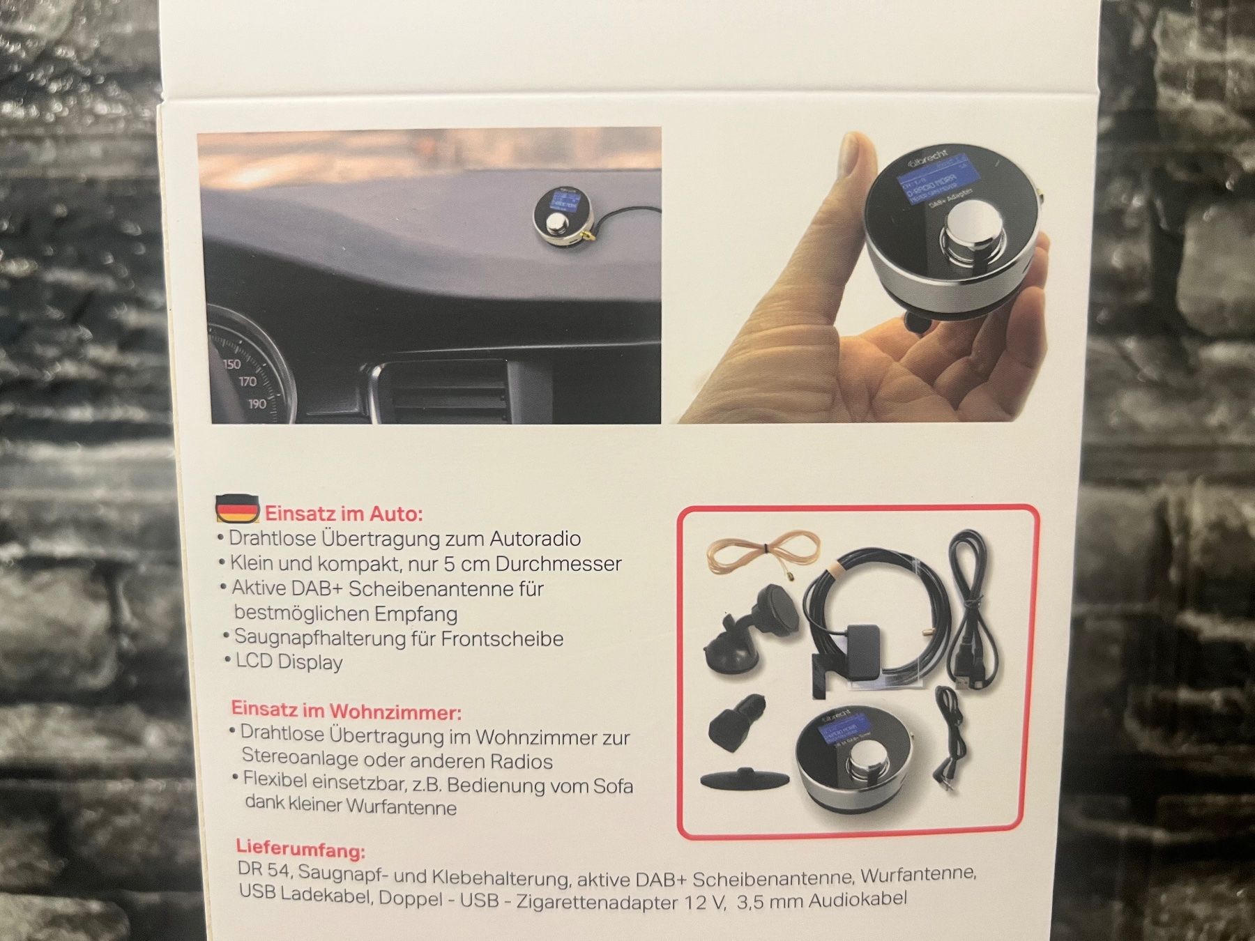 Radio: Albrecht DR 54 DAB+ Mini Tuner – Nuovo e nell'imballaggio originale da Bern venduto da No1e 2