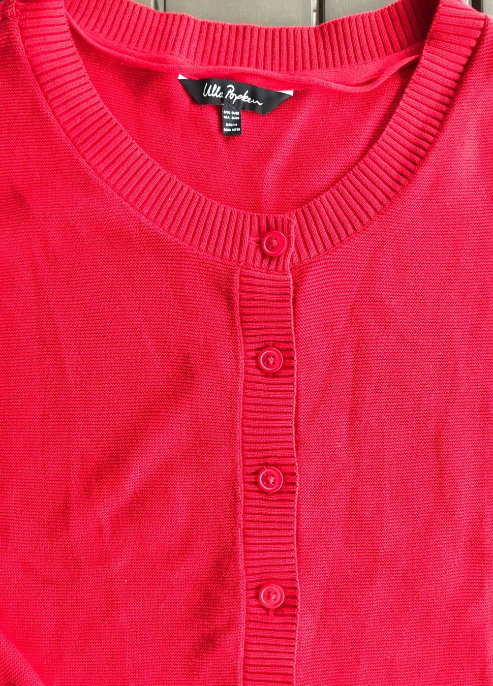 Ulla Popken Giacche: Ulla Popken Strickjacke, rot, Gr. 54/56 – Usato da Ebnat-Kappel venduto da Molton 4