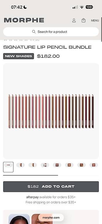 Make-up: Morphe Signature Lip Pencil Bundle – Nuovo e nell'imballaggio originale da Frauenfeld venduto da Jessy_kardakova 4