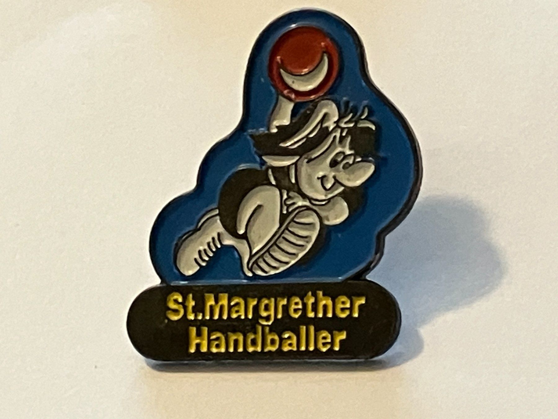 Plaketten & Abzeichen: 1 Pin St. Margrether Handballer – Gebraucht aus Basel von djwwpp