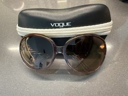 Vogue Sonnenbrille Damen Oversize mit Etui gebraucht