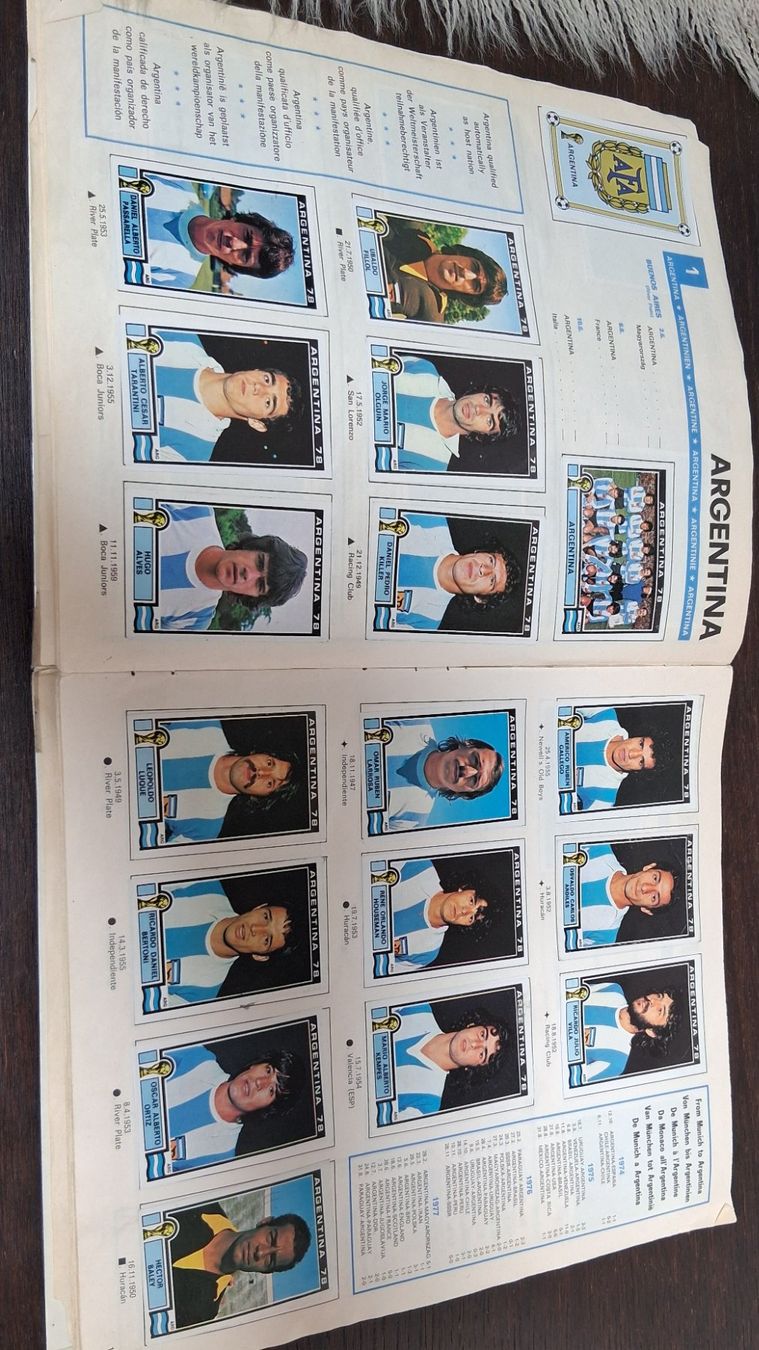 Panini Album: Album Panini Argentina 78 complet – Usato da Corcelles NE venduto da interstellar 2