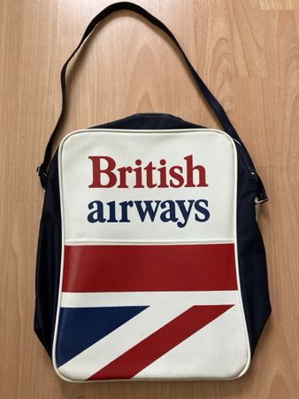 Vintage British Airways Flight bag 1970,s