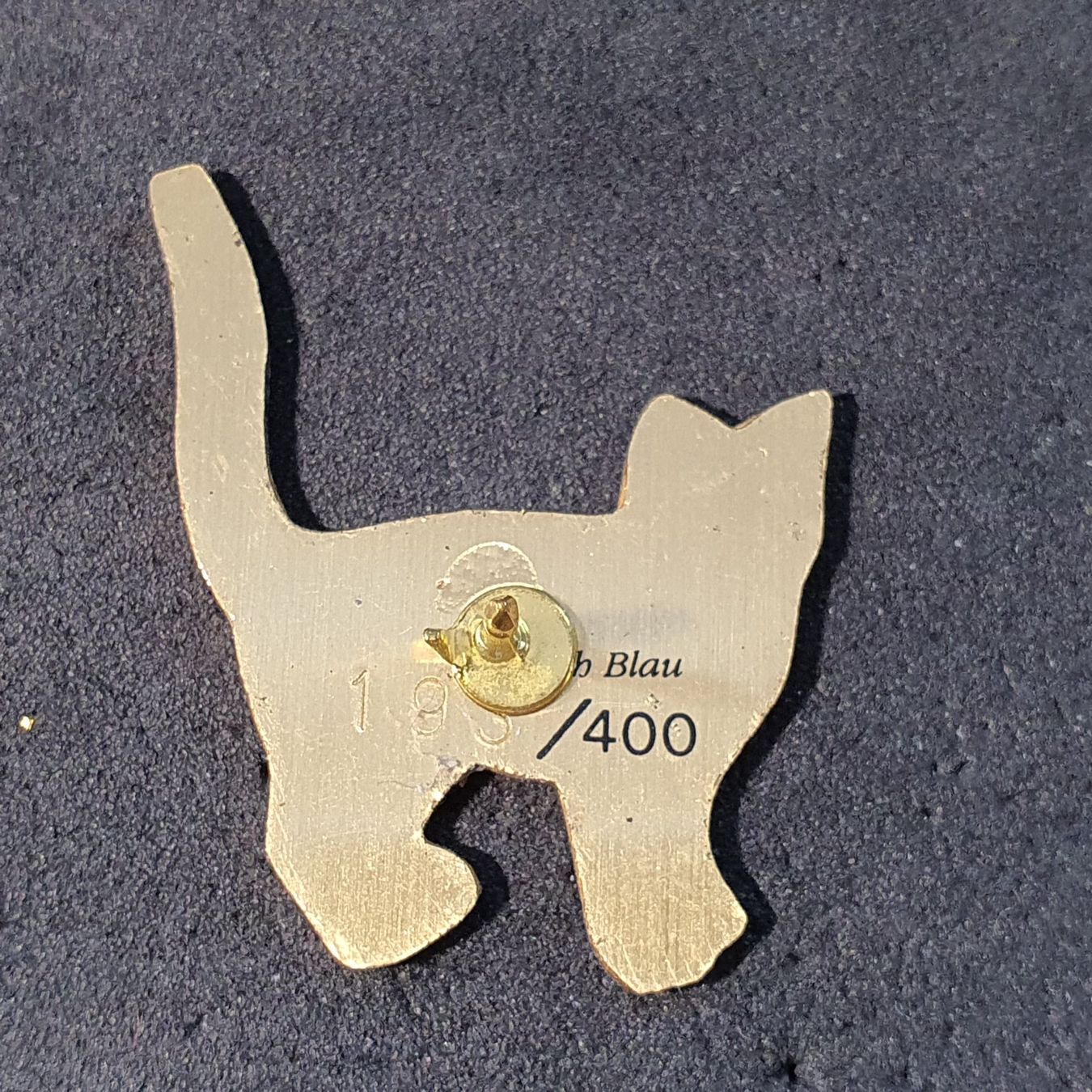 Plaketten & Abzeichen: W391 - Pin Katze Cat  Nr. 193/400 – Gebraucht aus Reinach BL von Boston-Verkauf 1