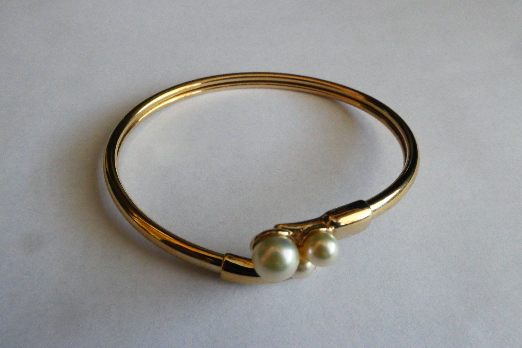Bracciali & Braccialetti: Mallorca Armreifen mit 3 Perlen – Nuovo (secondo la descrizione) da Diegten venduto da marcel3891 1