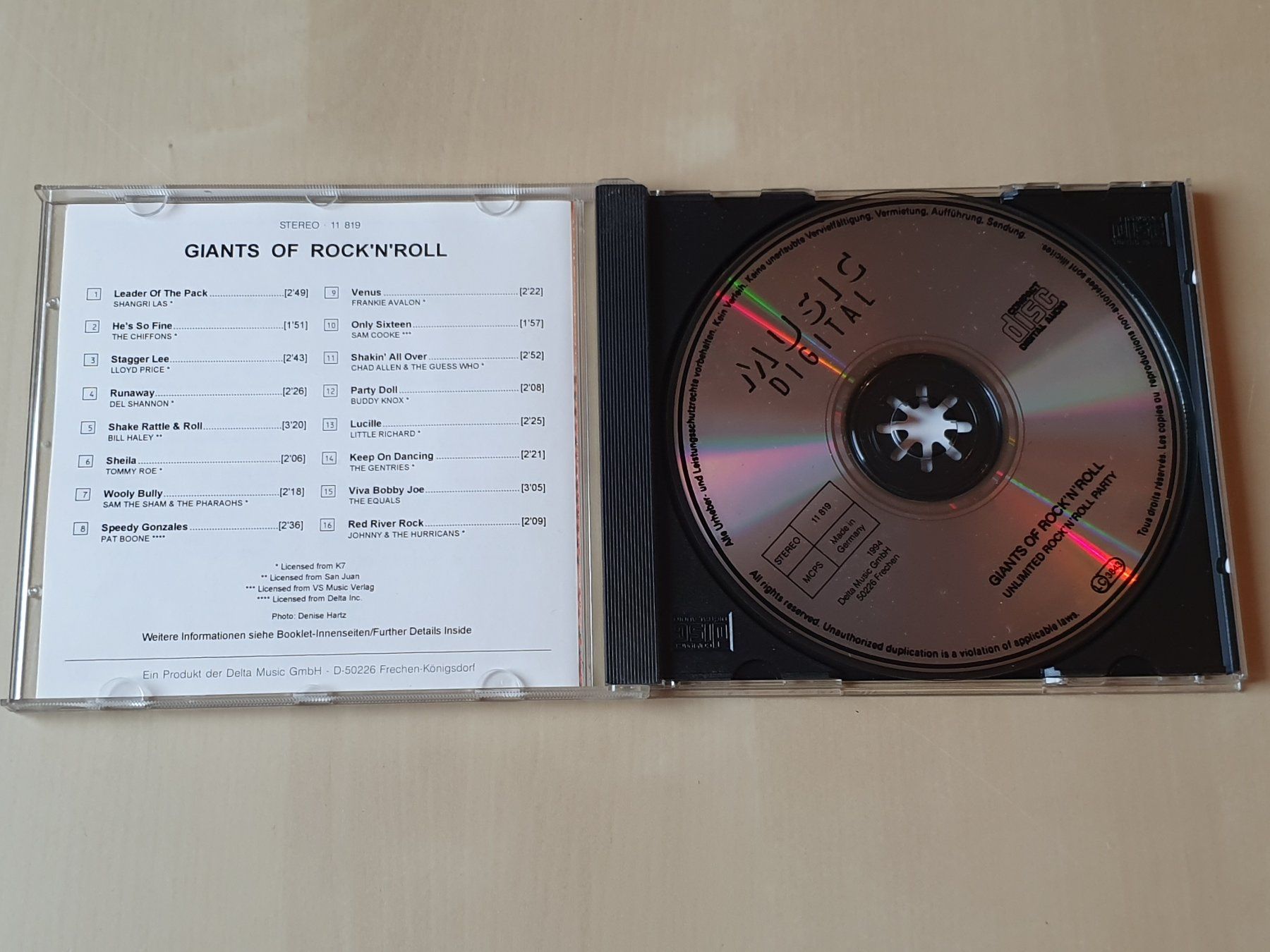 CD: Giants of Rock n Roll – Usato da Stansstad venduto da collectorsshop 2