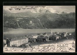 Silvaplana, Gesamtansicht mit Piz Corvat