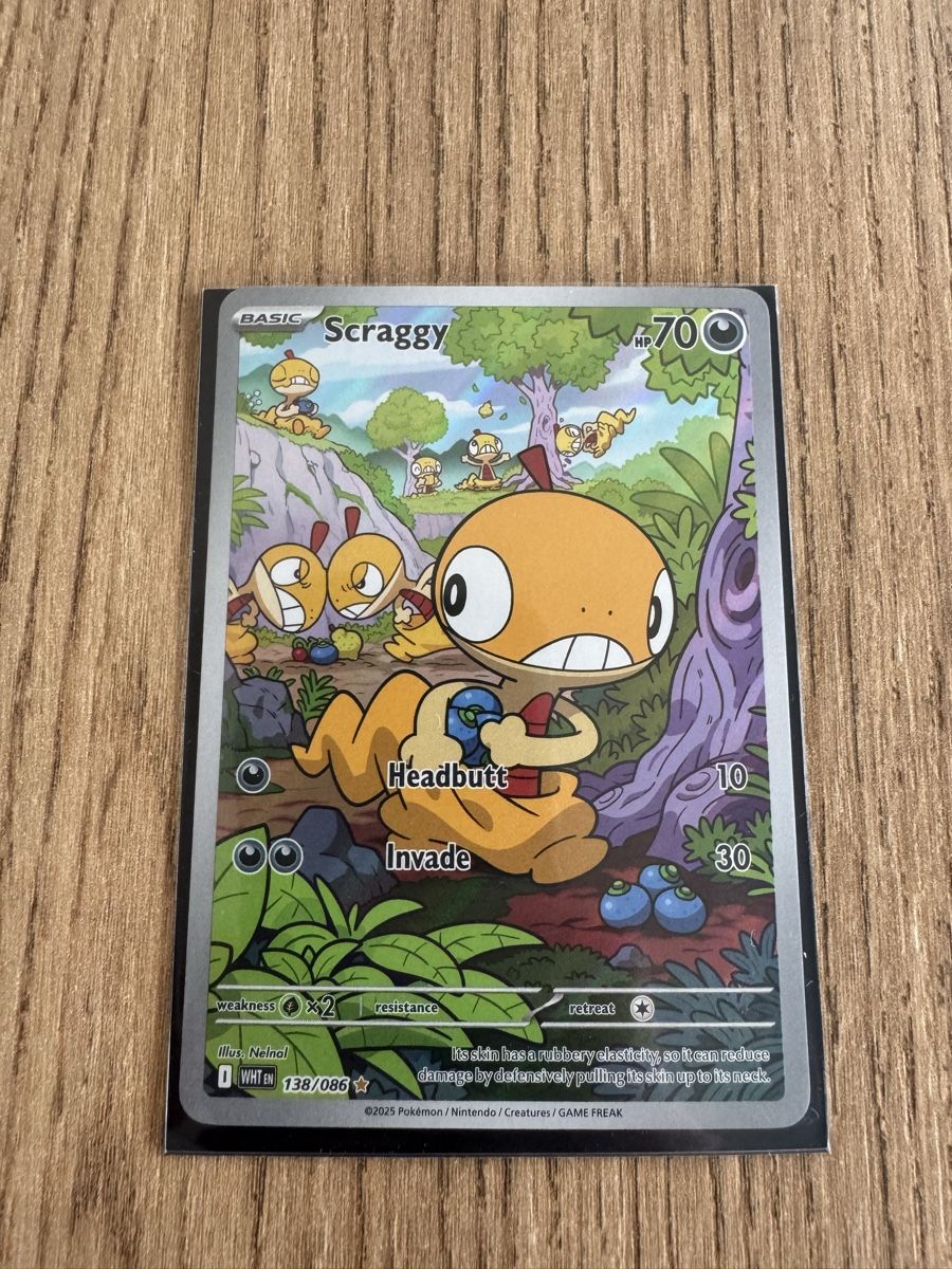 Pokémon Carte collezionabili: Scraggy 138/086  – Usato da Bellinzona venduto da Yanpa
