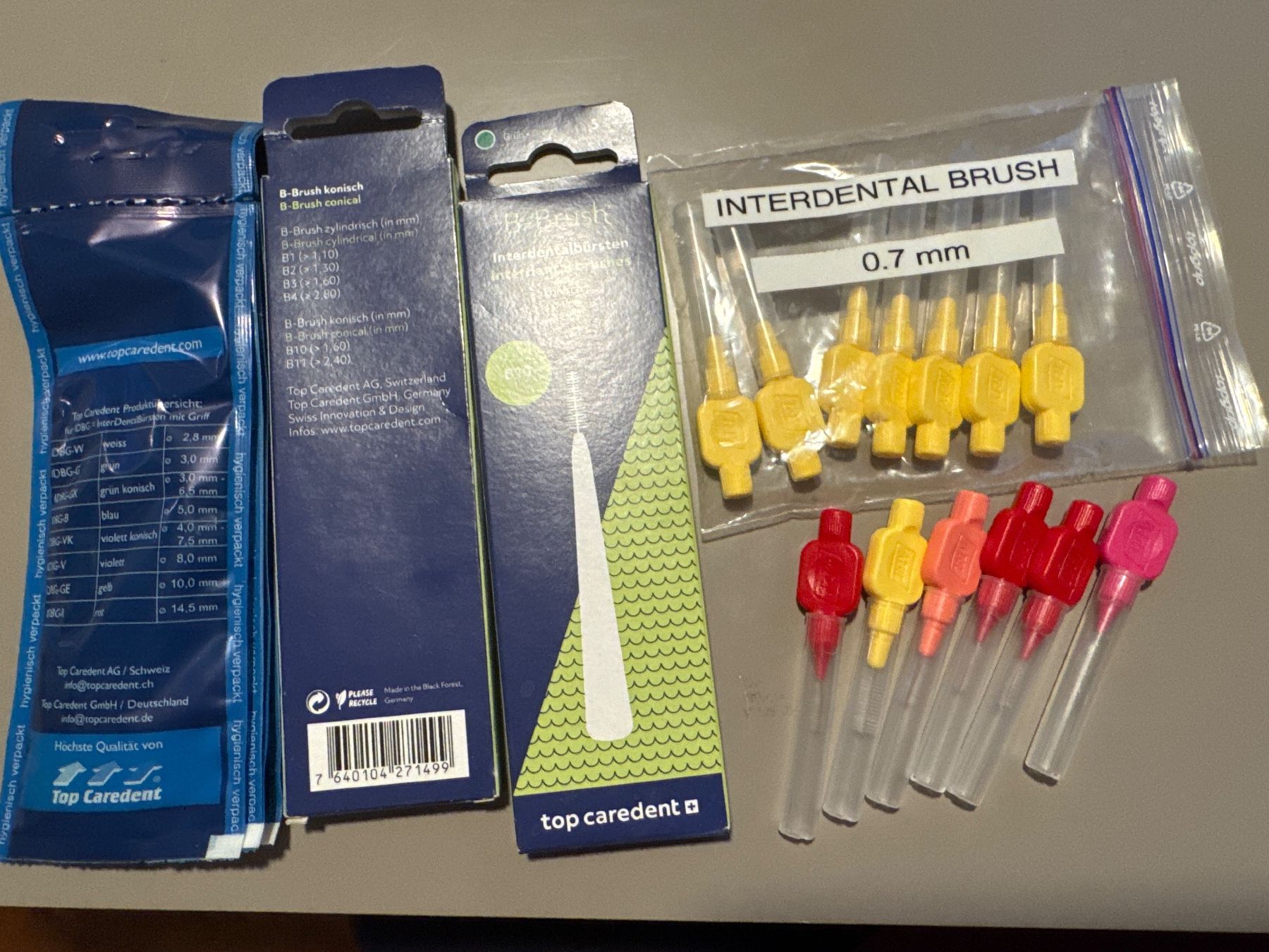 Cura dei denti: Interdental Bürsten, NEU UND UNGEBRAUCHT – Nuovo e nell'imballaggio originale da Baar venduto da moritz1960 1
