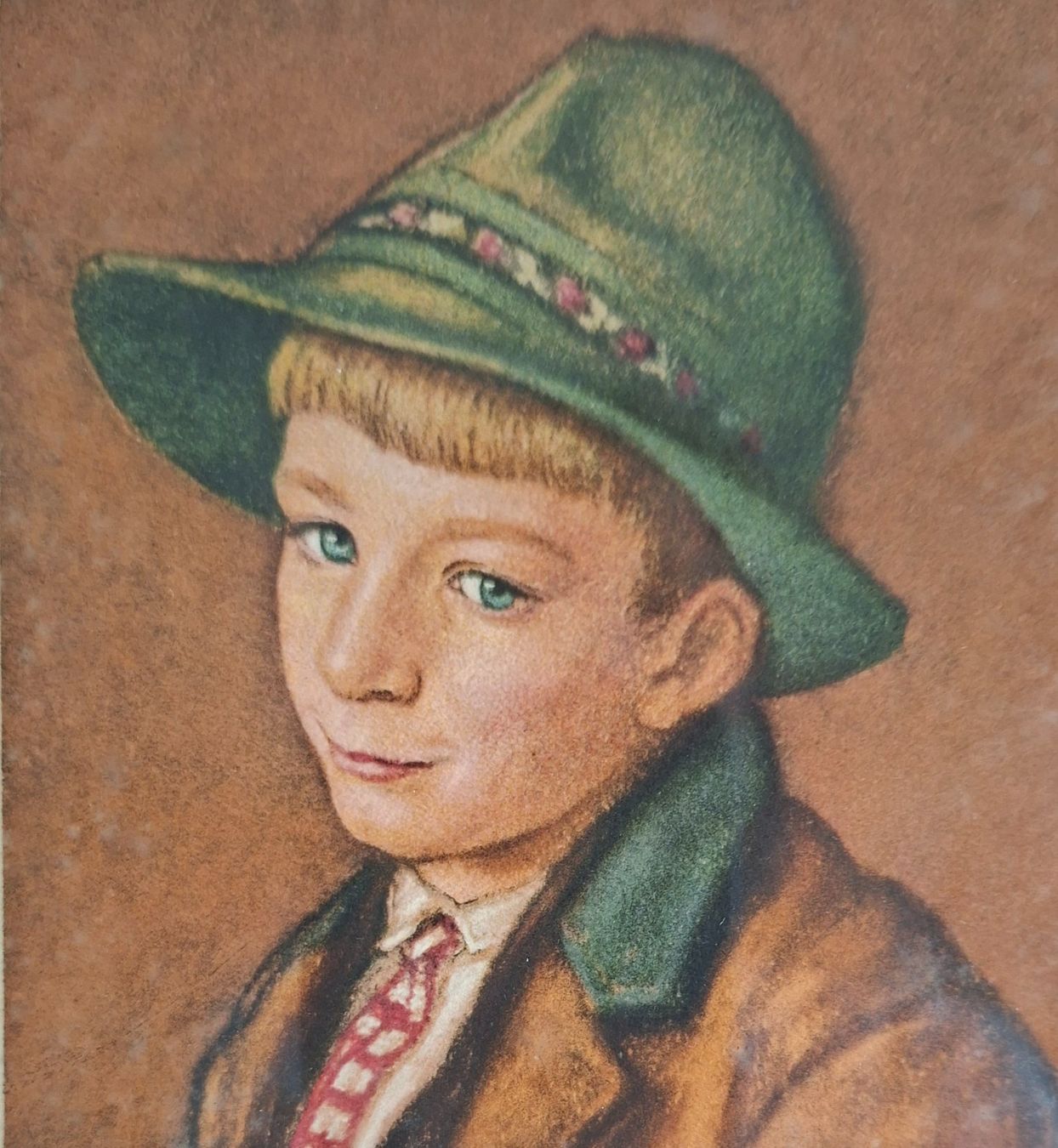 Foto & Immagini: 2 Bilder, Drucke, Portrait Bauernjunge & Mädchen, top! – Usato da Opfikon venduto da Diversamente 5