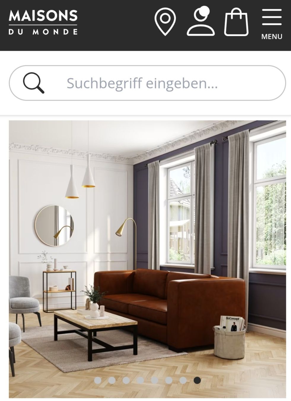 Maisons du monde Divani: Echtes Ledersofa im Clubstyle – Usato da Richterswil venduto da santacecilia 5