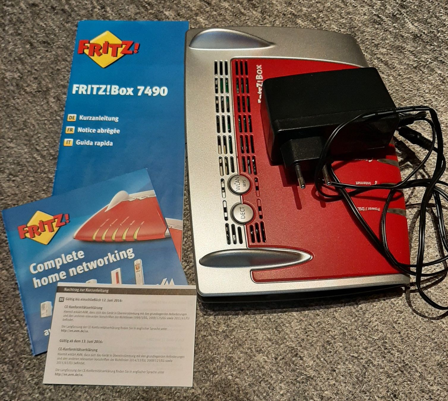 Fritz Modems & Router: FRITZ Box 7490 leistungsstarker WLAN-Router – Gebraucht aus Wilderswil von SFSw 4