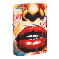 ZIPPO Street Art Face Design 540° Premium Feuerzeug 60007208
