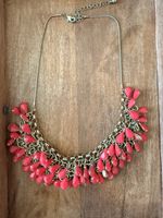 Schmuck Kette koral/gold
