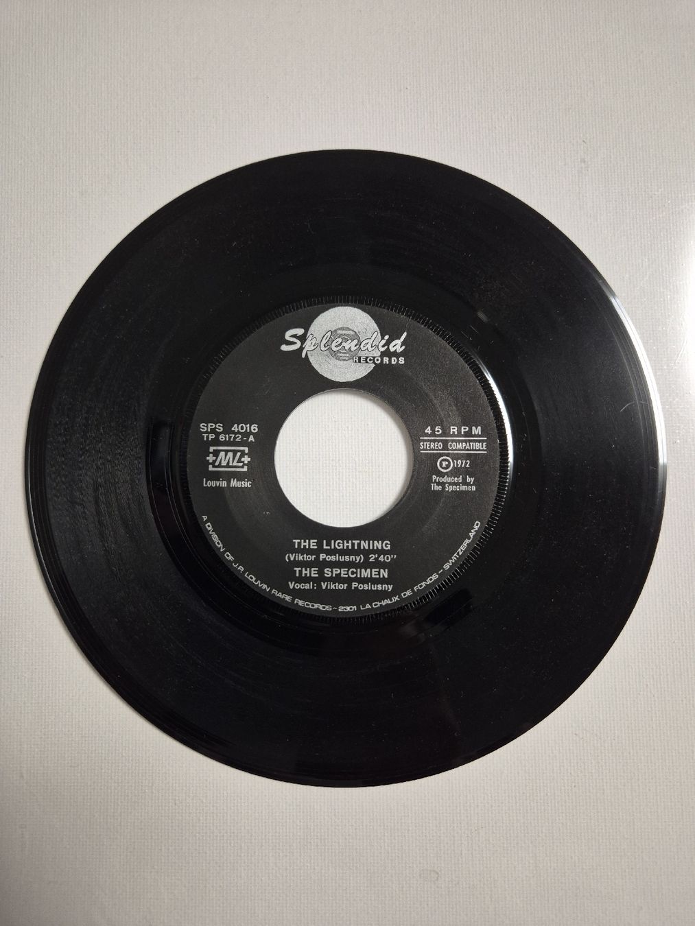 Dischi in vinile: The Specimen - Vendy the Lightning - Single 7 , CH – Nuovo (secondo la descrizione) da Uster venduto da newwave0 2