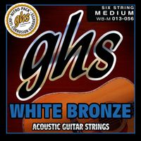 GHS Acoustic Guitar Strings Set - White Bronze