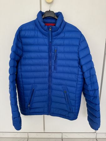 Abercrombie & Fitch Daunenjacke, Grösse L, Blau