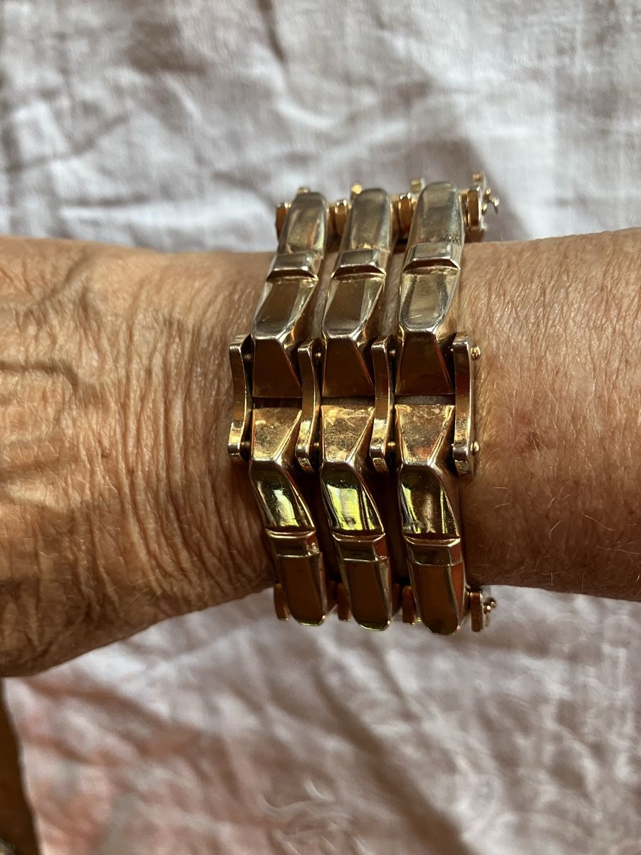 Bracciali & Braccialetti: Vintage Armband goldfarben – Usato da Bassersdorf venduto da groovygremlin 4