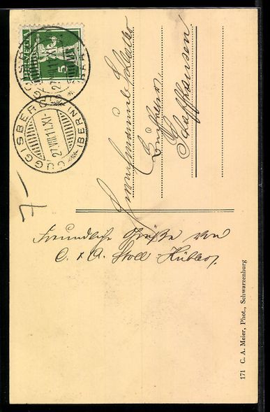 Cartes postales: AK Guggisberg, Kirche, 1911 – D'occasion à Berlin par bartko-reher 1