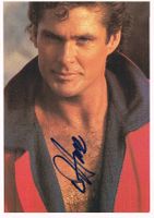 David Hasselhoff 1952- Baywatch Autogramm Foto 10x15cm