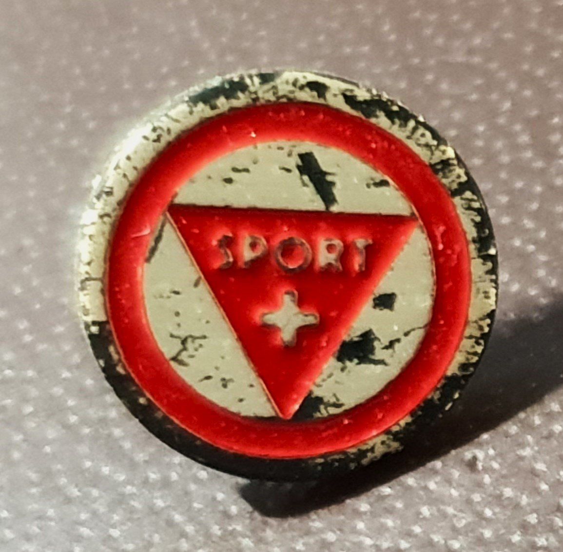 Plaketten & Abzeichen: S299 - Sehr alter Pin Schweizer Sport – Gebraucht aus Reinach BL von Boston-Verkauf 2