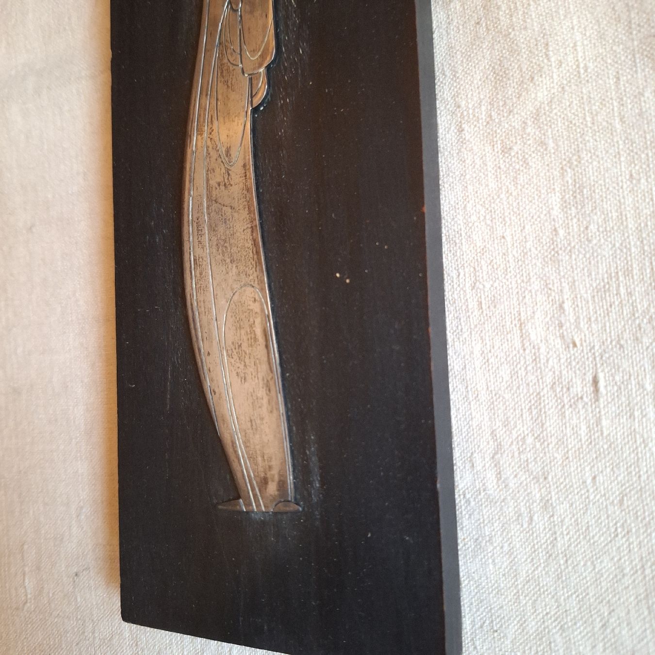 Poster & Bilder: Emaus Bild, Sterlingsilber auf Holz – Gebraucht aus Winterthur von Goldpipau 1