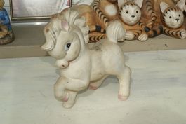 (98) Grösseres  Pony Pferd alt aus Gummi ,Quitschi..