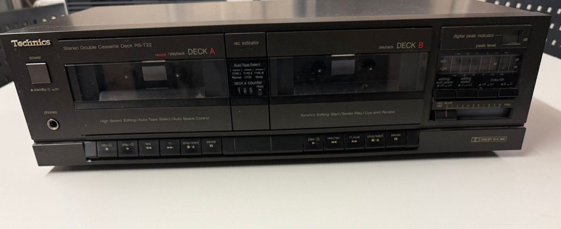 Technics Lecteur multimedia & Streamer: Technics RS-T22 Stereo Double Cassette Deck – D'occasion à Oberengstringen par Limmat8102