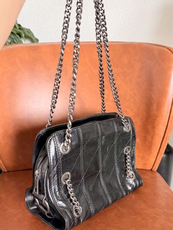 Zara sac simili cuir verni femme bandouliere chaine