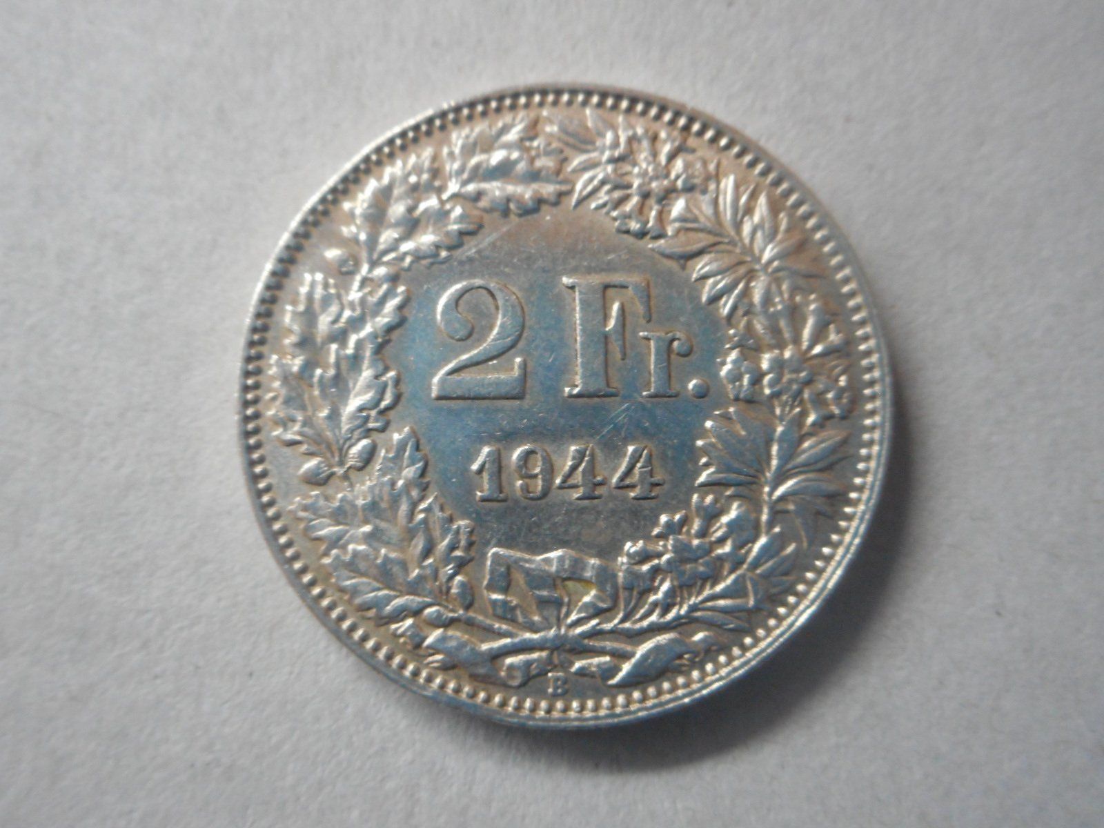 Tutti le monete: 2 Fr. 1944 silber – Usato da Kriegstetten venduto da pizlad2010
