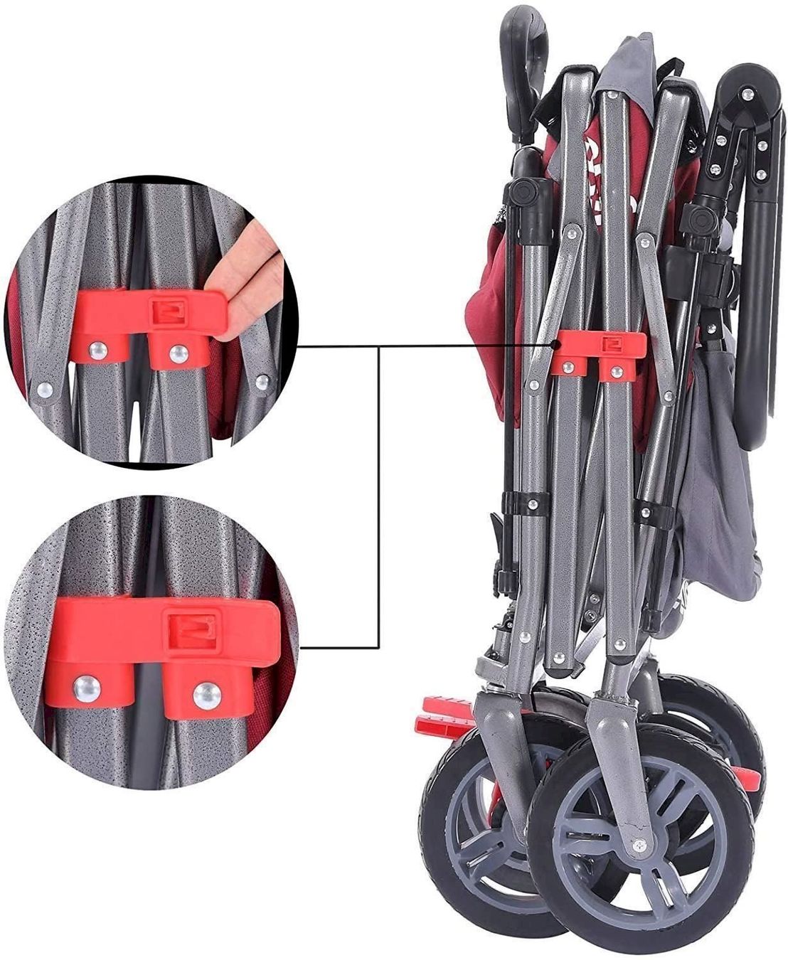 Giocattoli: Bollerwagen faltbar mit Dach rot – Nuovo e nell'imballaggio originale da Bottighofen venduto da zaap 8