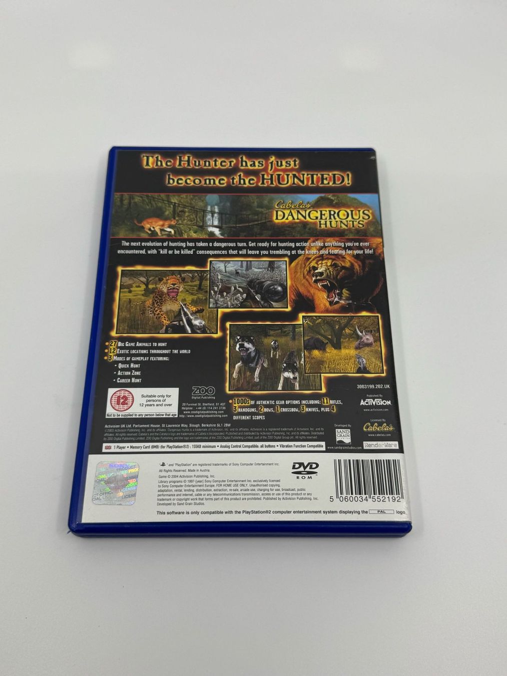 Sony Giochi: Cabela's Dangerous Hunts (PS2) – Usato da Herisau venduto da Seyashop1 2