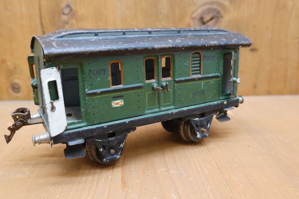 Postwagen Eisenbahn Blechspielzeug Blech Spielzeug Bahn Post (Gebraucht Illustration 
