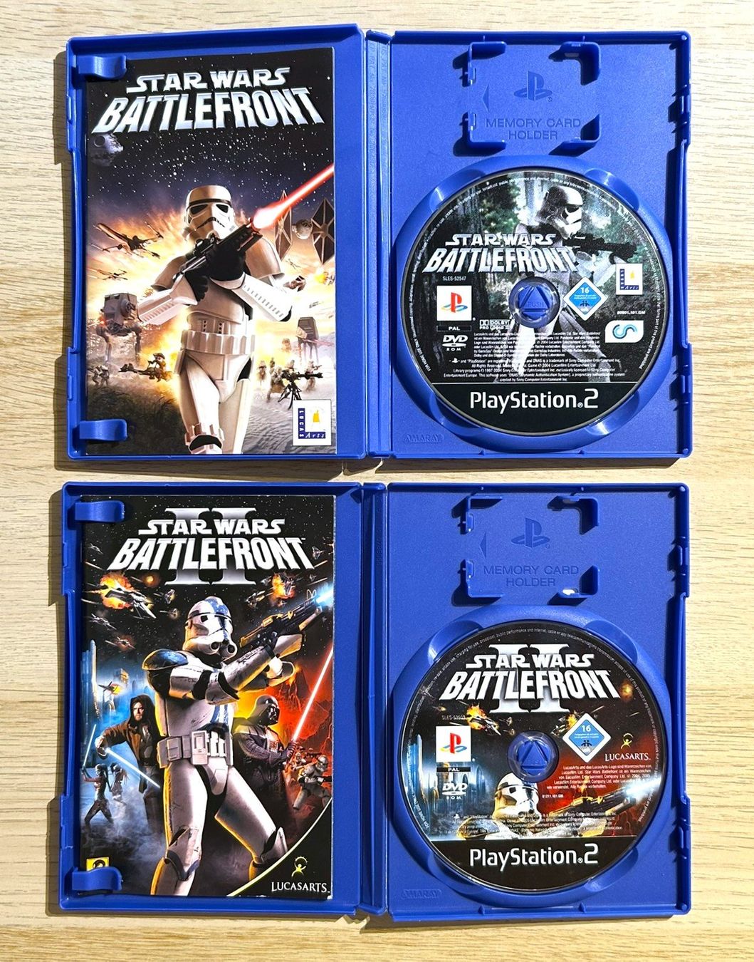 Sony Giochi: Star Wars Battlefront + Star Wars Battlefront II PS2 – Usato da St. Gallen venduto da Alpine.Arcade 2