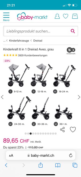 Dreirad Aveo 7