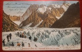 Montanvert (1913 m) Traversée de la mer de glace 1906