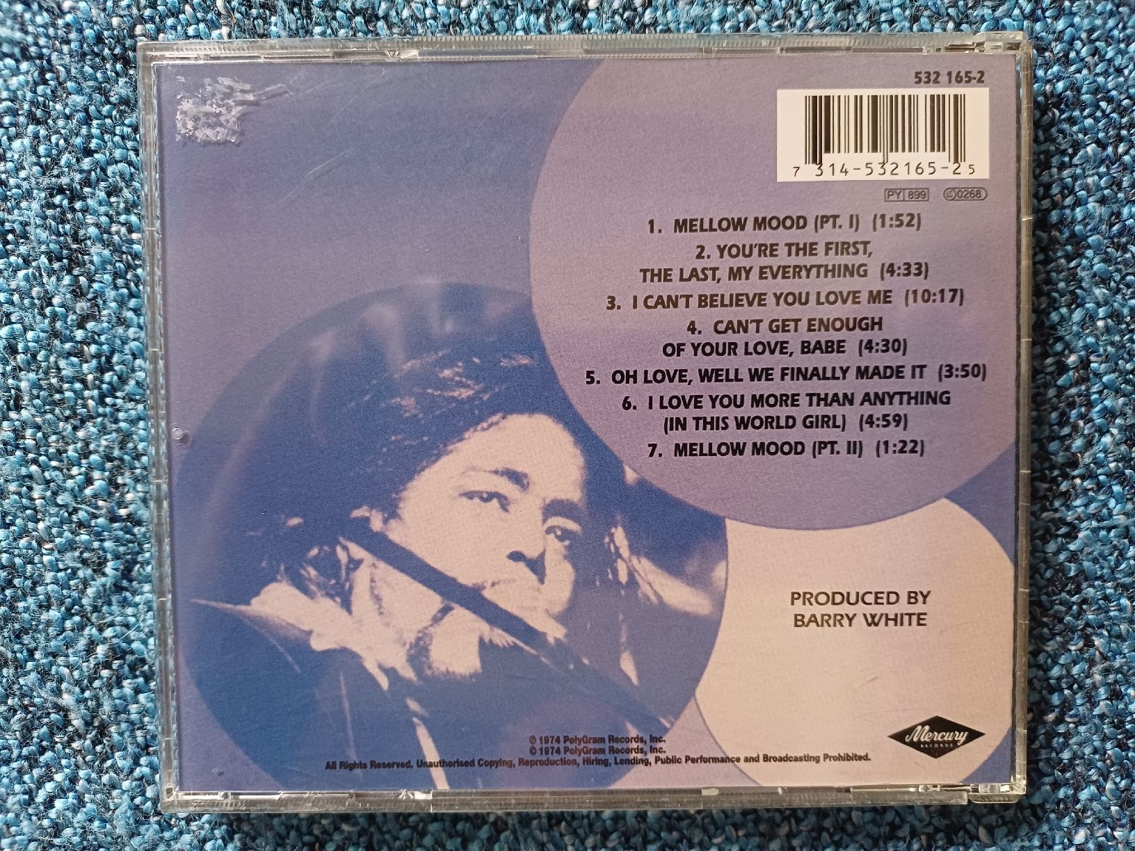 CD: Barry White "Can't get enough" CD – Usato da Begnins venduto da Drastic-Sound 1