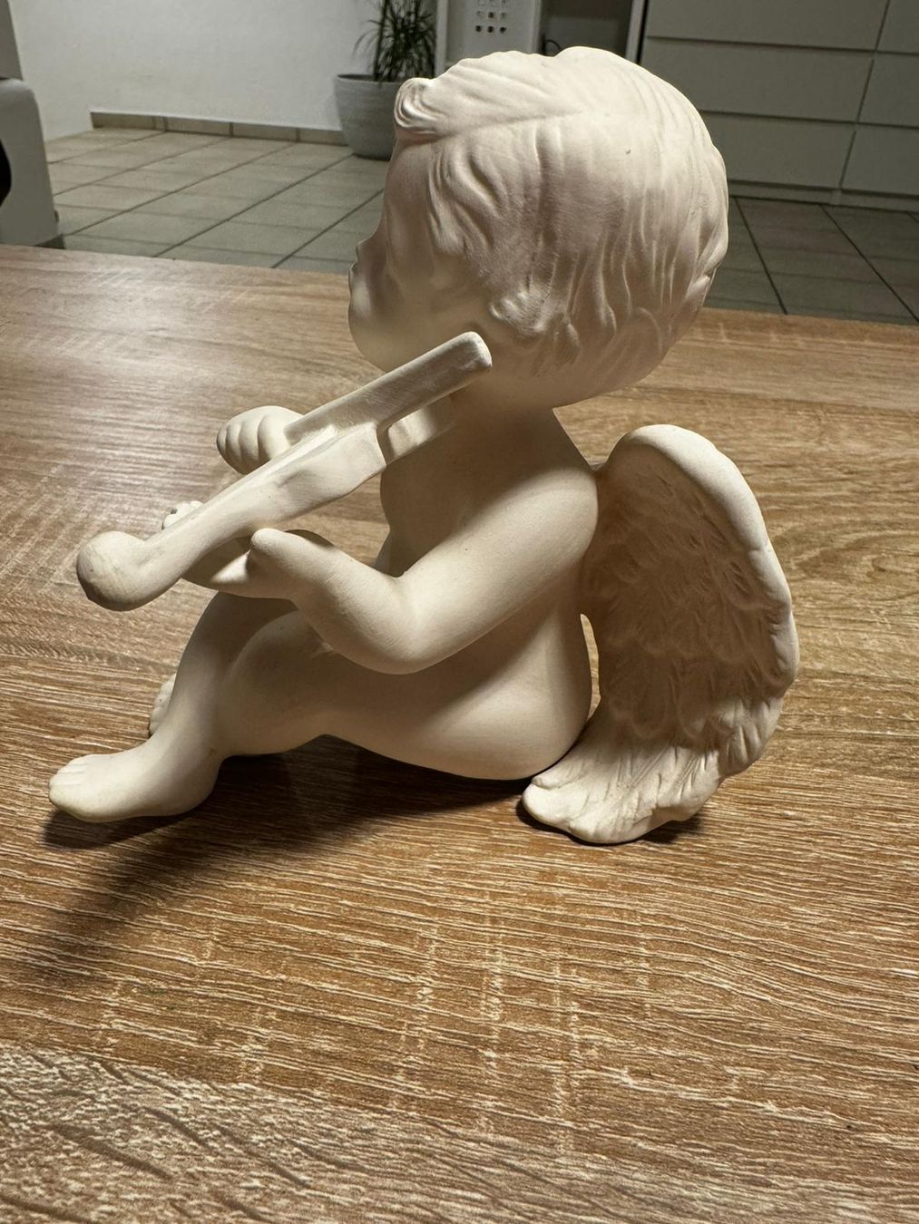 Statuette: Engel mit Geige – Usato da Egg b. Zürich venduto da Brocki_Insel_Egg 2