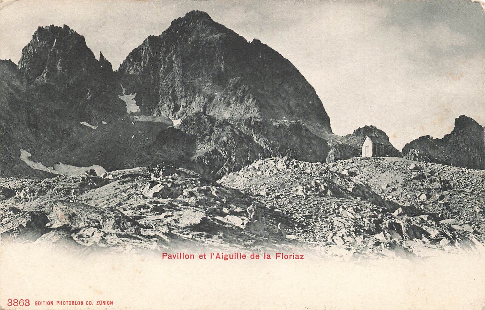 Cartoline postali: Pavillon et aiguille de la floriaz – Usato da Biasca venduto da Blenio71