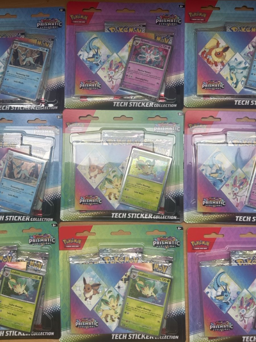 Pokémon Carte collezionabili: Pokémon Prismatic Evolutions Tech Sticker Set Neu – Nuovo e nell'imballaggio originale da Meisterschwanden venduto da fsi_8v77 3