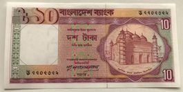 Bangladesch 10 Taka Neuwertig