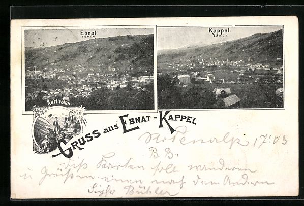 Cartoline postali: AK Ebnat-Kappel, Totale mit Kurfirsten – Usato da Berlin venduto da bartko-reher