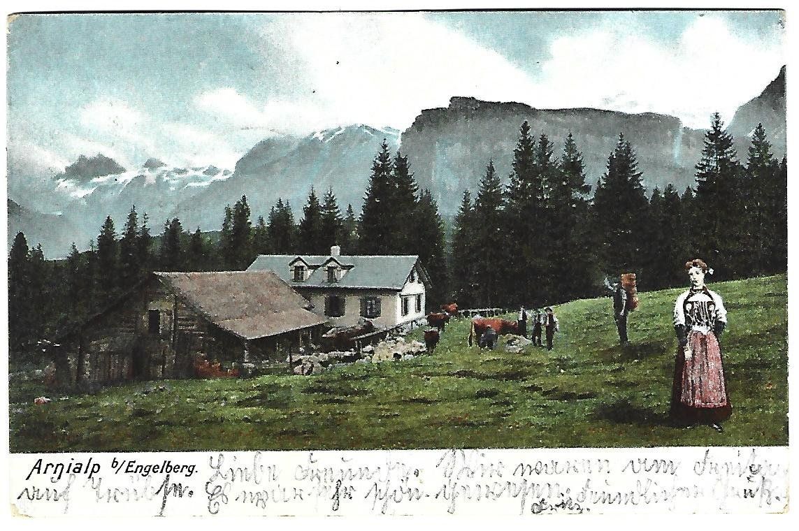 Cartoline postali: Arnialp bei Engelberg – Usato da Wetzikon ZH venduto da Brulu100
